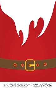 Flat style design. Santa Claus. 