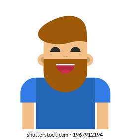 flat style. figurine of a fashionable guy. modern guy. Vector graphics