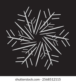 flat style fireworks splash pattern design