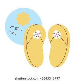 Flat Style Flip Flops for Modern Summer Adventures