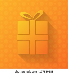 Flat Style Gift Box Design