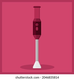 flat style hand mixer vector illustration