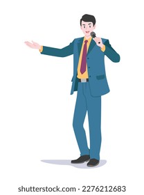 Ilustración de dibujos animados de estilo plano