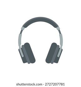 Vector de auriculares de estilo plano, ícono de dispositivo de audio