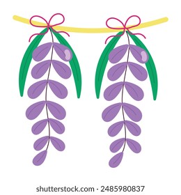 Flat Style Herb and Botany Stickers