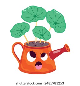 Flat Style Herb Planting Stickers 