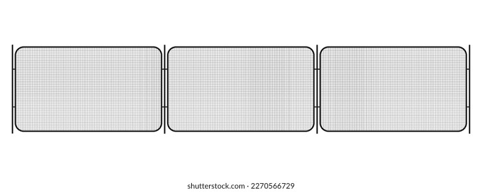 Flat style home fence vector icon for background needs. vector illustration	
