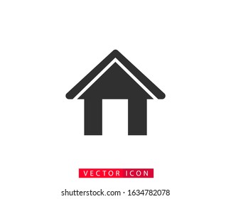 Flat Style Home Icons Vector Illustration