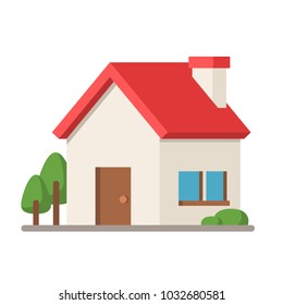 Icono de casa de estilo plano.