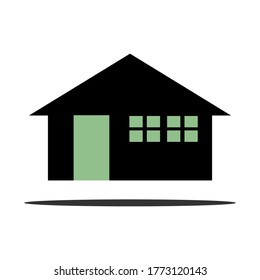 
flat style house icon. building theme . vector illustration. vector icon