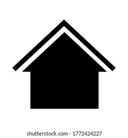 
flat style house icon. property theme. vector icon.