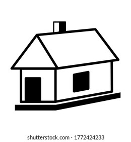 
flat style house icon. property theme. vector icon