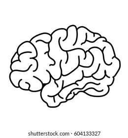 Watercolor Logo Modern Brain Sign Psychology Stock Illustration ...