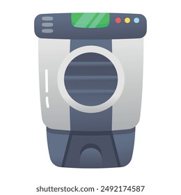 A flat style icon of air cooler 