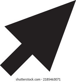 Flat style icon design of pointer arrow concept   