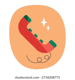 Icono de estilo plano de un smartphone moderno