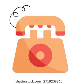 Icono de estilo plano de un smartphone moderno