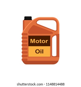 flat style icon, motor oil tank isolated on white background