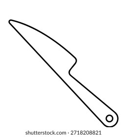 Icono de estilo plano de cuchara, cuchillo y tenedor para la marca de alimentos