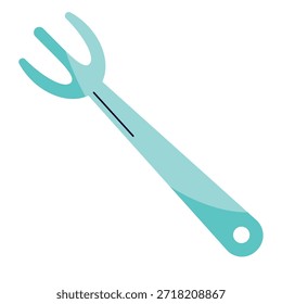 Icono de estilo plano de cuchara, cuchillo y tenedor para la marca de alimentos