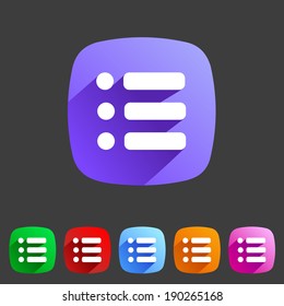 Flat style icons for your game design.