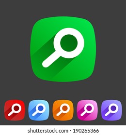 Flat style icons for your game design.