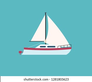 91 Mainsail Stock Vectors, Images & Vector Art | Shutterstock