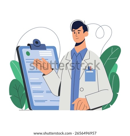 A flat style illustration representing treatment cost