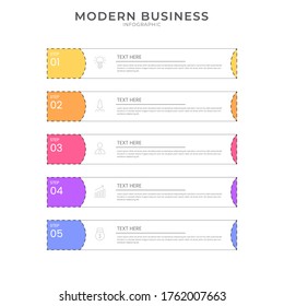 flat style Infographic design organization chart process template with editable text