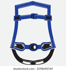 flat style isolated reflective safety seat belt