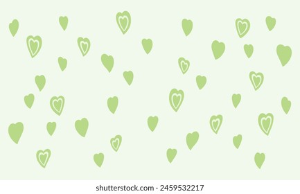 Flat style lovely heart pattern backdrop for greeting card design.