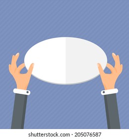 Flat Style Message Board
