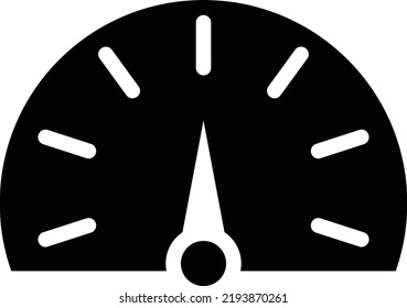 Flat Style Minimal Illustrated 
Concept Icon Of Barometer 