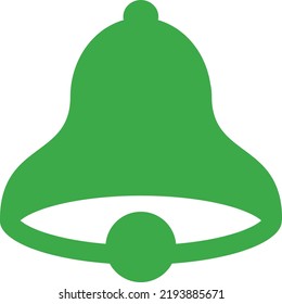 flat style minimal illustrated 
concept icon of bell 
