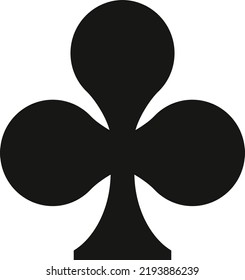 flat style minimal illustrated 
concept icon of clubs 