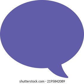 flat style minimal illustrated 
concept icon of chat bubble 