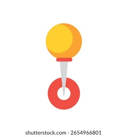 Conjunto de iconos de navegación de estilo plano con brújula, GPS y símbolos de mapa. Perfecto para el diseño UI UX, App de viaje o interfaces de navegación digital.