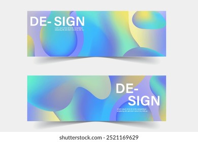 Plantillas de fondo abstracto del cartel del estilo plano