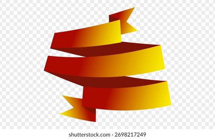 Elemento de Diseño gráfico de cuadro de título de cinta de estilo plano