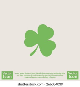 Flat style Saint Patrick icon