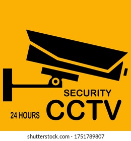 
flat style security camera. CCTV with flat style. security theme,