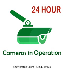 
flat style security camera. CCTV with flat style. security theme.cctv vector illustration in flat style.