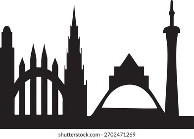 Flache Silhouette Vektorsymbole von globalen Denkmälern. Perfekt für Reisen, Tourismus, Bildung, Stadtführer, Kulturprojekte, Infografiken und moderne Designpräsentationen.

















