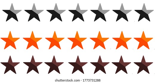 

flat style star icon. a sign of honor