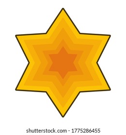 flat style star icon. a symbol of appreciation