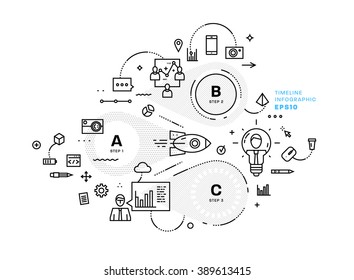 Startup Creative Modern Information Technology Business Stock Vector 