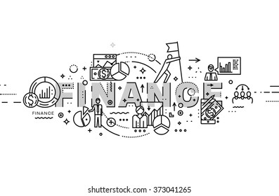 Flat Style, Thin Line Business Design. Set of application development, teamwork, web site coding, information and mobile technologies vector icons and elements. Modern concept vectors collection