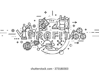 Estilo Plano, Diseño De Negocios De Línea Delgada. Conjunto de elementos e íconos vectores de desarrollo de aplicaciones, trabajo en equipo, codificación de sitios web, información y tecnologías móviles. Colección moderna de vectores de concepto