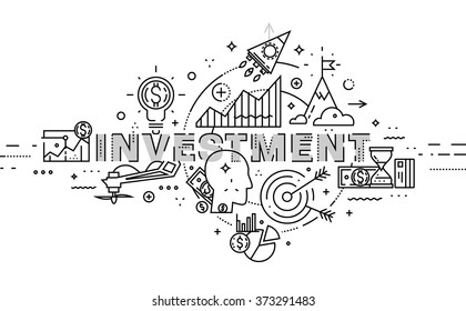 Flat Style, Thin Line Business Design. Set of application development, teamwork, web site coding, information and mobile technologies vector icons and elements. Modern concept vectors collection