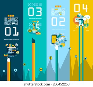 Flat Style UI Icons to use for your business project, infographics, marketing promotion, mobile advertising,seo, research and analytics.